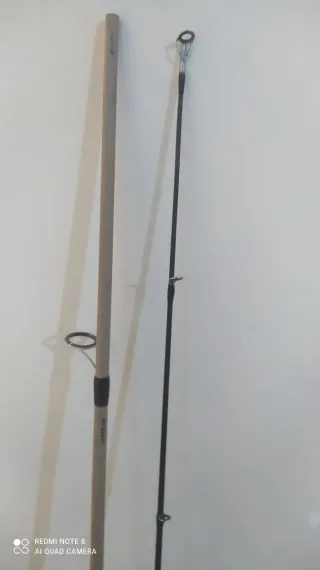 Cañas de pesca con carrete