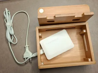 Cargador 6 dispositivos madera