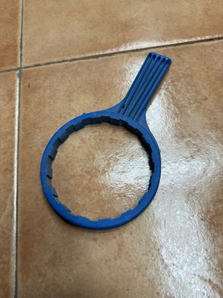 Filtro descalcificador con llave