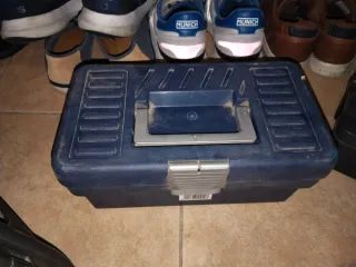 Caja de herramientas azul