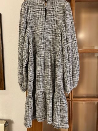 Vestido fiesta tweed talla M
