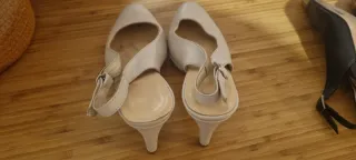 Zapatos de vestir beige