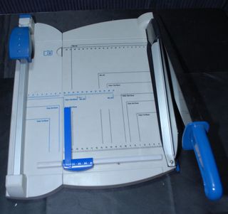 Cortadora de Papel Doble con Rueda