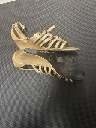 Sandalias doradas CIT & CO mujer