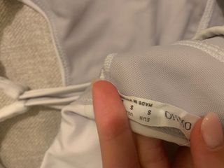 Conjunto deportivo Oysho negro y blanco