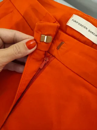 Pantalón naranja Purificación García