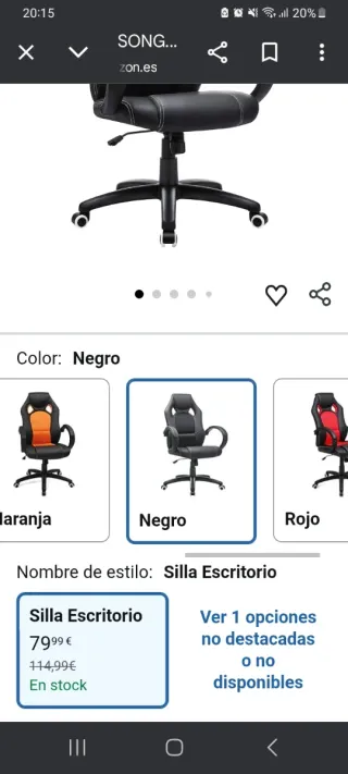Silla ergonómica