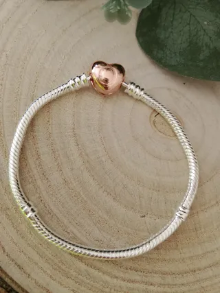 Pulsera Momments corazón rosa