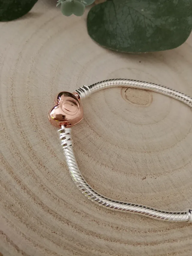 Pulsera Momments corazón rosa