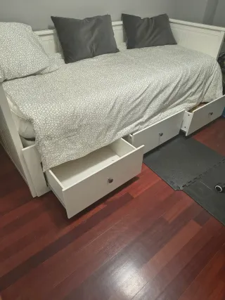 Diván Hemnes Ikea Blanco