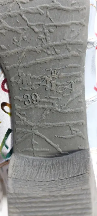 Botines Mujer Azul y Blanco