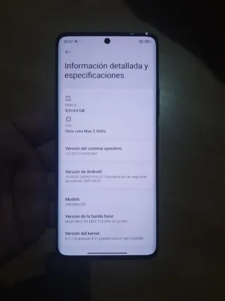 Xiaomi Redmi Note 14 Pro 256GB Negro