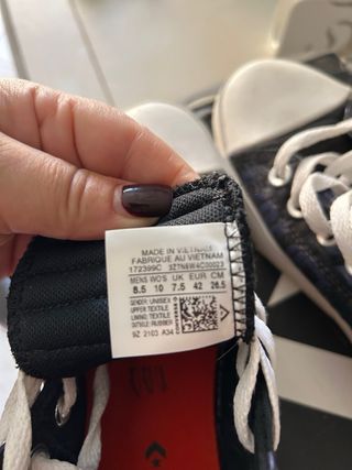 Scarpe Converse Uomo Nere e Rosse