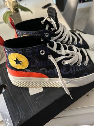 Scarpe Converse Uomo Nere e Rosse