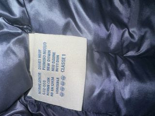 Giacca Moncler leggera blu