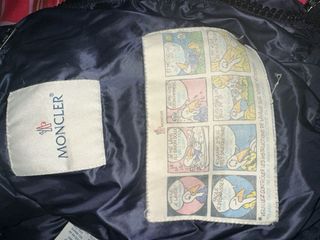 Giacca Moncler leggera blu