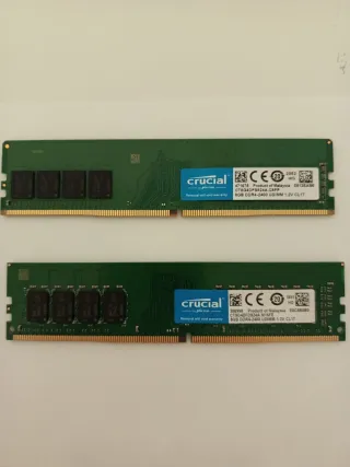2x Crucial 8GB DDR4 2400MHz UDIMM