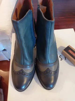 Botines Pikolinos Piel T40 Mujer