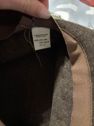 Cappello in lana marrone