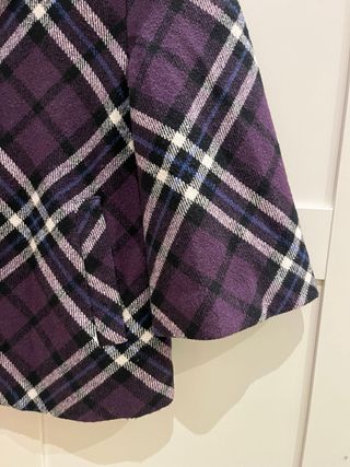 Chaqueta LAVAND cuadros morada mujer