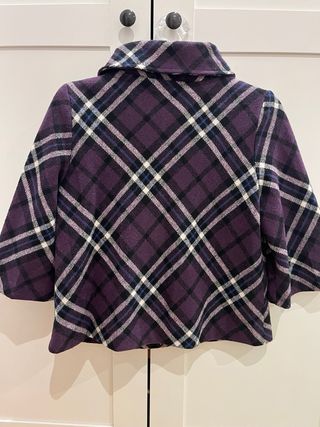 Chaqueta LAVAND cuadros morada mujer