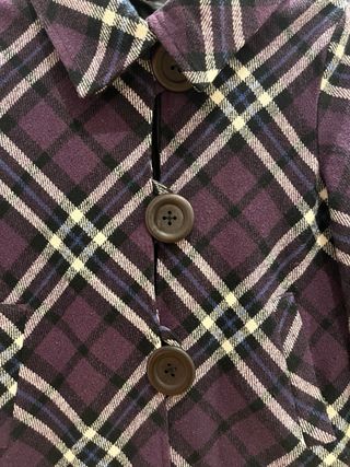 Chaqueta LAVAND cuadros morada mujer