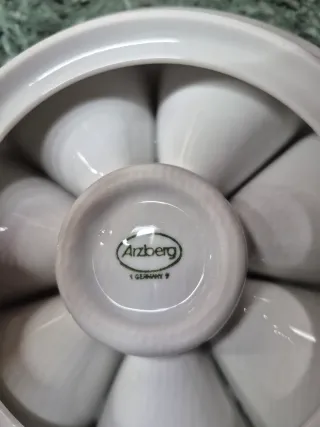 Portacandela Arzberg porcellana bianca