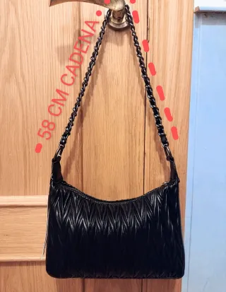 BOLSO NUEVO CON ETIQUETA  REGALO COLLAR LARGO