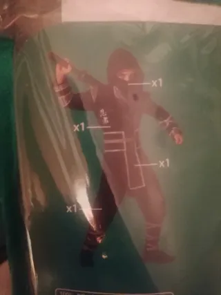 Disfraz Ninja Niño + Sable