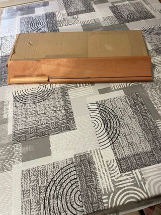 Tagliere in legno e metallo