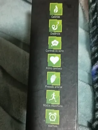 Reloj deportivo Smartwatch negro y verde