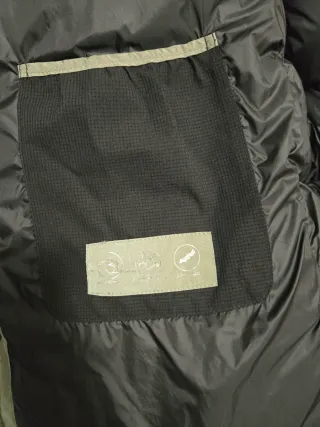 Abrigo plumífero Massimo Dutti verde hombre