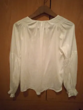 Blusa blanca Mango talla s