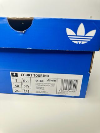 Adidas Court Tourino Blancas Talla 40