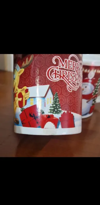 Set 2 tazze Natale pupazzo neve