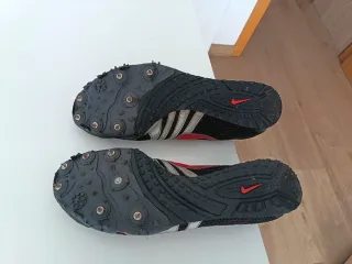 Zapatillas Nike Atletismo Negras Rojas