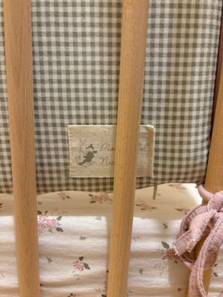 Cuna y cambiador madera IKEA