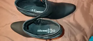 Botines negros con lazo