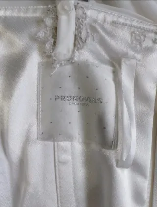 Vestido de Novia Blanco con Pedrería