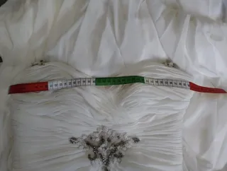 Vestido de Novia Blanco con Pedrería
