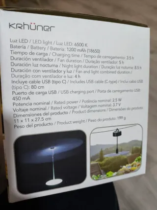 Lámpara LED Antimosquitos Portátil