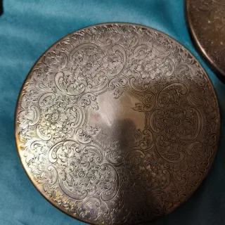 2 Sottovaso Argentati Decorati