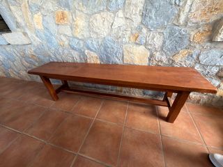 2 Bancos Madera 1.80m Largo