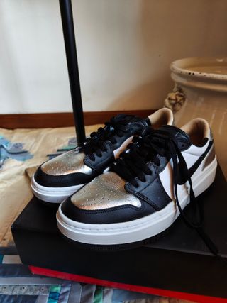 Nike Jordan 1 Elevate Low Argento Nero 41