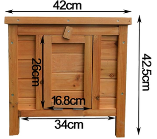 Caseta exterior de madera
