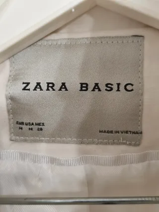 Chaqueta Blanca Zara Basic