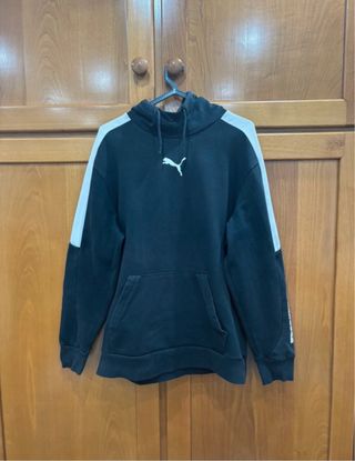 Hoodie Puma Preta e Branca