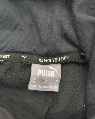 Hoodie Puma Preta e Branca