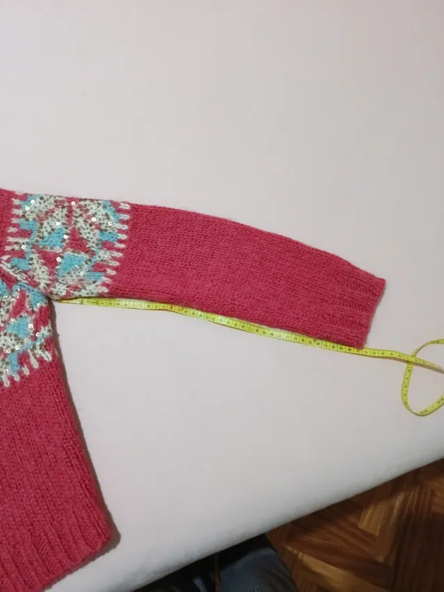 Chaqueta de lana con cuello alto Talla M