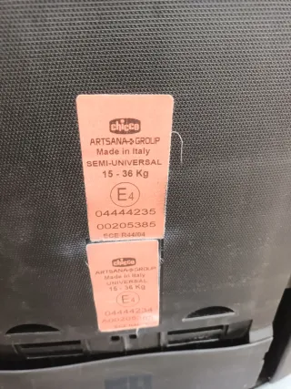Silla Auto Chicco Grupo 3